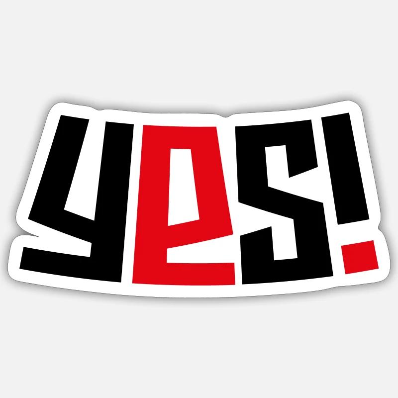 Yes! Sticker size S (10 x 10 cm)