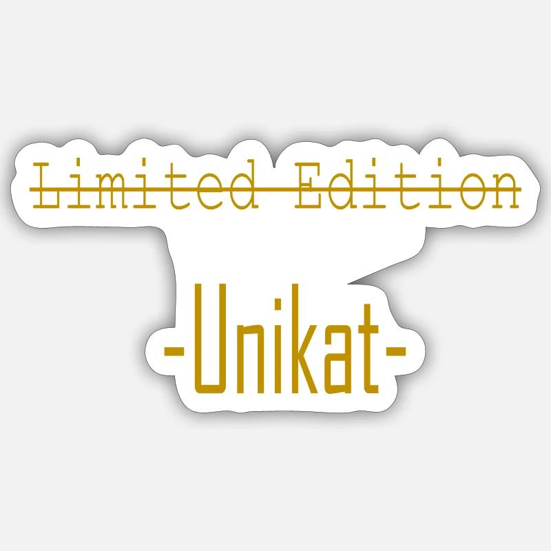 Pièce unique en édition limitée - Sticker taille S (10 x 10 cm) - blanc mat