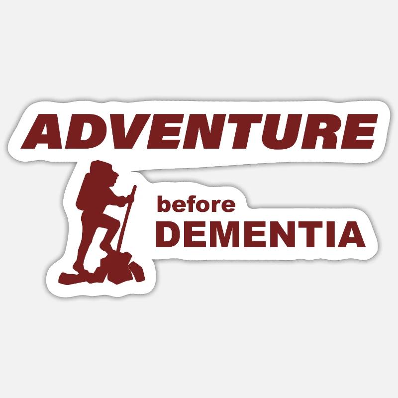 CLIMBING ADVENTURE - Sticker size S (10 x 10 cm) - white matte