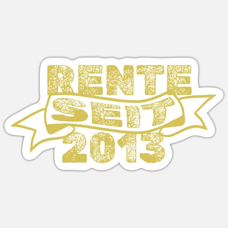 Retraités 2013 Sticker taille S (10 x 10 cm)