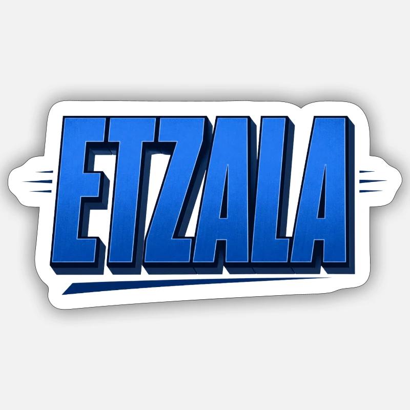 Etzala – Franconian dialect - Sticker size S (10 x 10 cm) - white matte