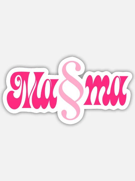 Jura Mama Gesetze - Sticker Größe S (10 x 10 cm) - Mattweiß