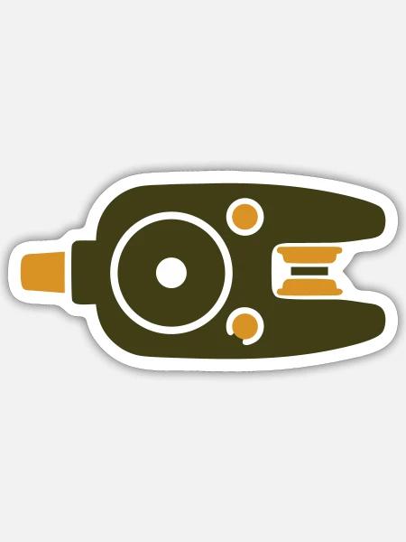 Bissanzeiger Angel Icon - Sticker Größe S (10 x 10 cm) - Mattweiß