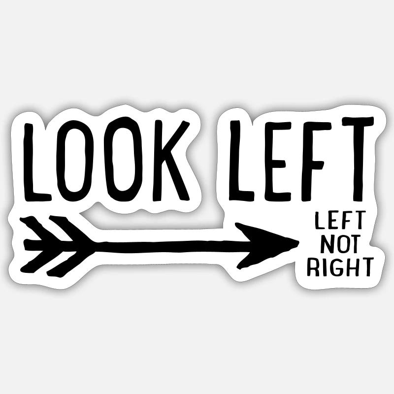 lustig - Sticker size S (10 x 10 cm) - white matte