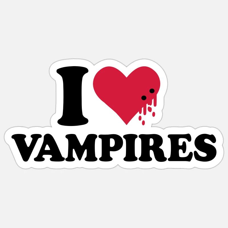 Vampire Sticker Größe S (10 x 10 cm)