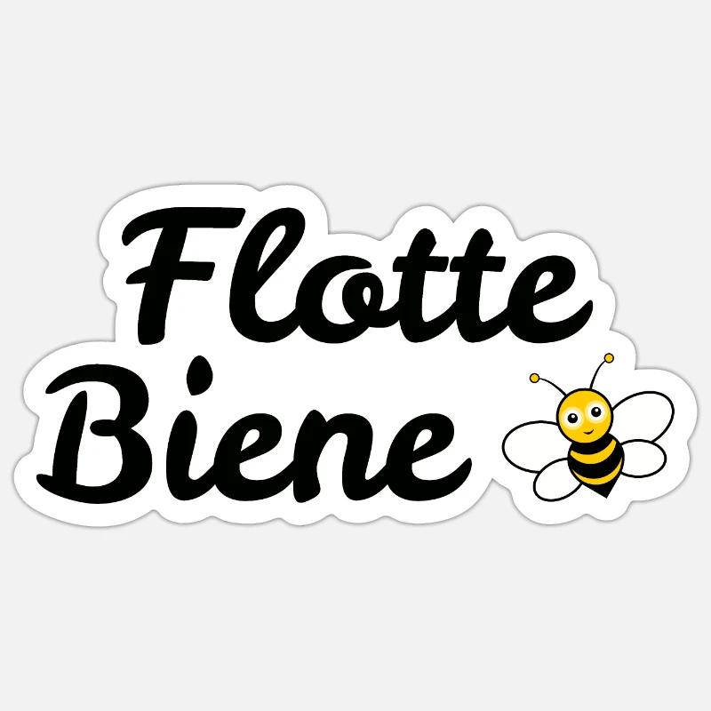 Fleet Bee Sticker size S (10 x 10 cm)