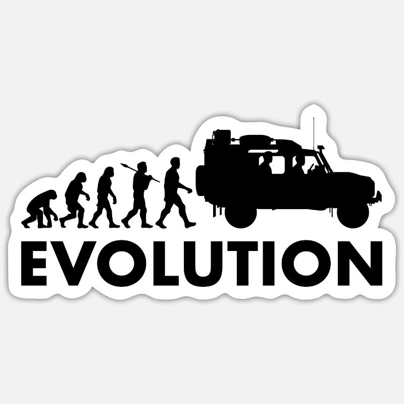 Defender 110 Évolution tout-terrain Sticker taille S (10 x 10 cm)