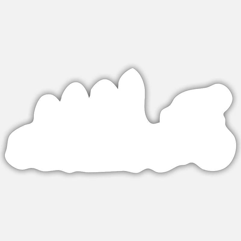 Fahrrad Radsport Evolution Sticker Größe S (10 x 10 cm)