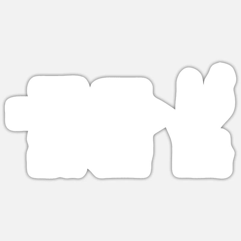 Input Output Putput Informatik Nerd Lustig - Sticker Größe S (10 x 10 cm) - Mattweiß