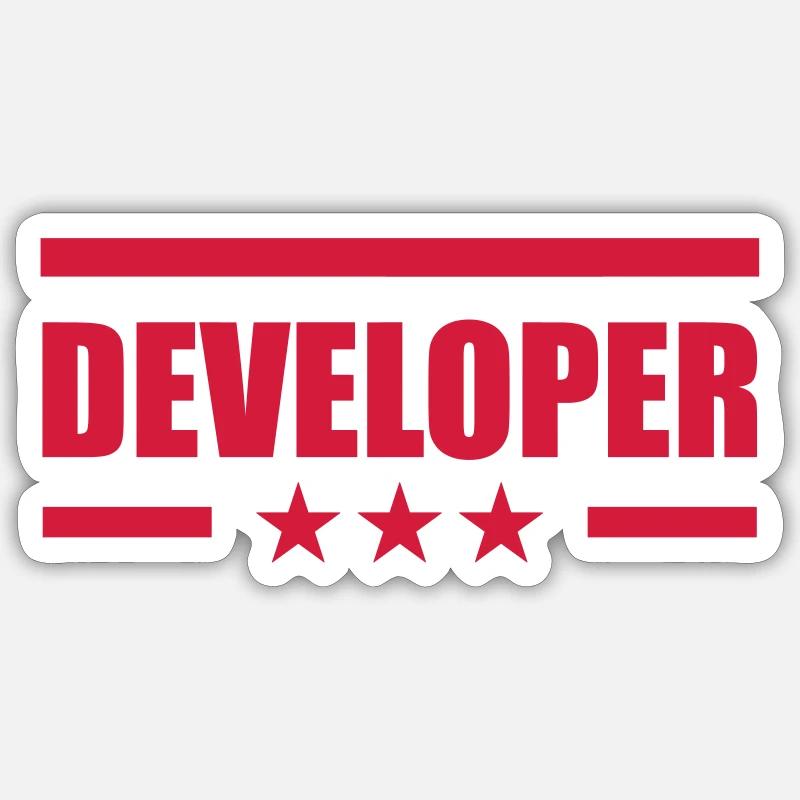 Developer Sticker size S (10 x 10 cm)