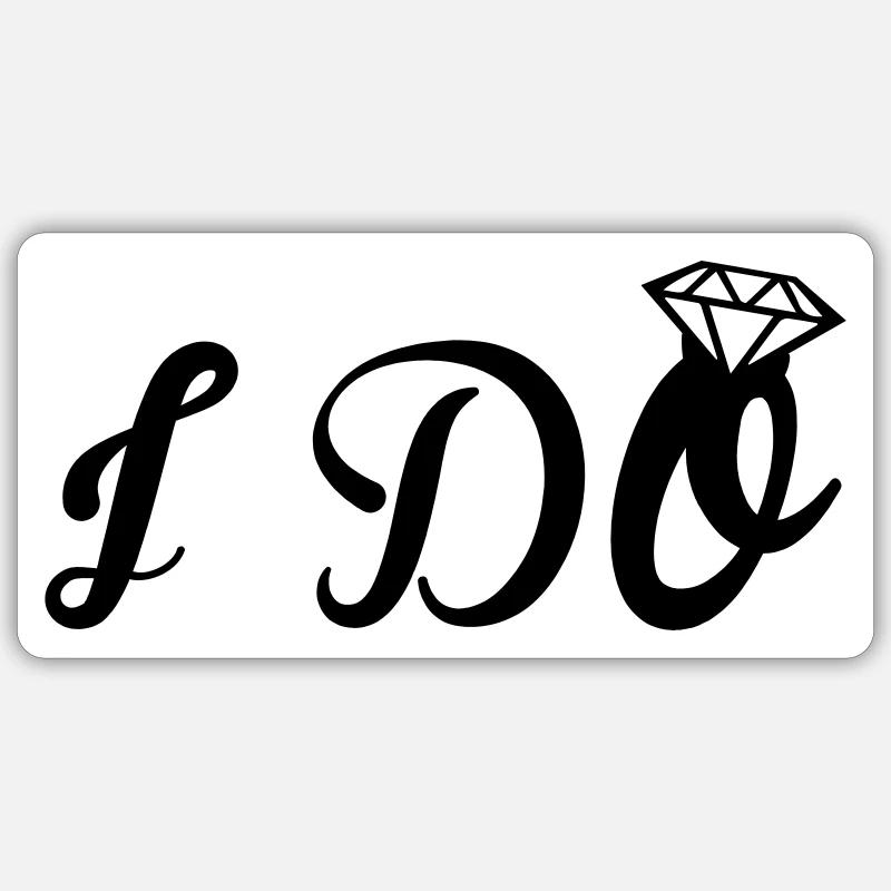 Engagement - Sticker taille S (10 x 10 cm) - blanc mat