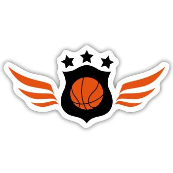 Basketball - Basket Ball - Game - Sport - Player - Sticker size S (10 x 10 cm) - white matte - Front
