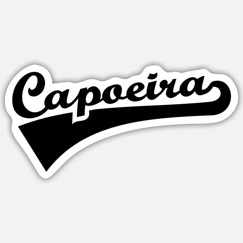 Capoeira - Sticker size S (10 x 10 cm) - white matte
