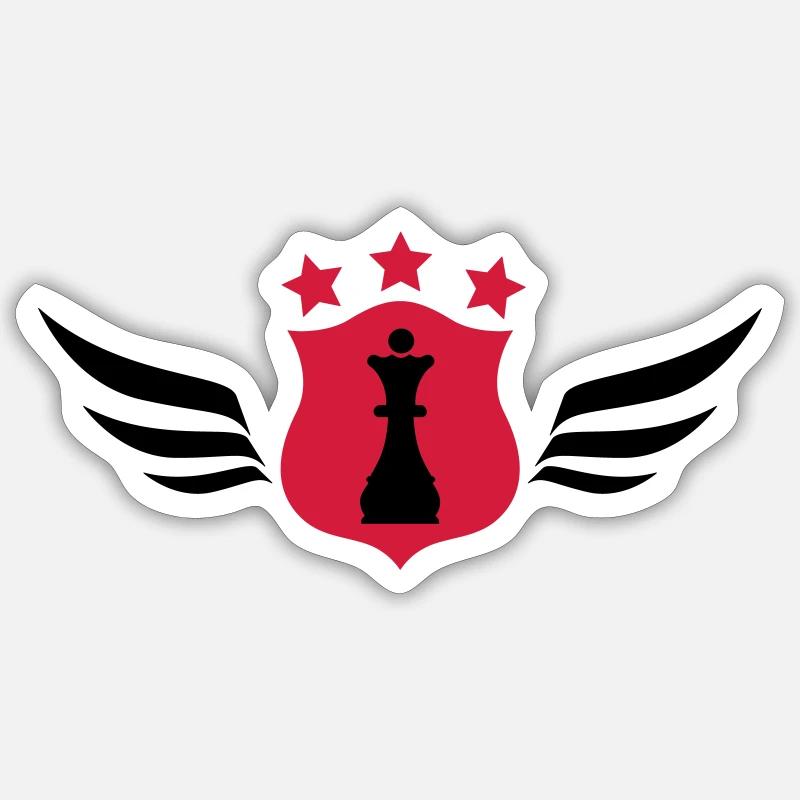 Chess / Geek / Game / Player / Schach / Echecs Sticker size S (10 x 10 cm)