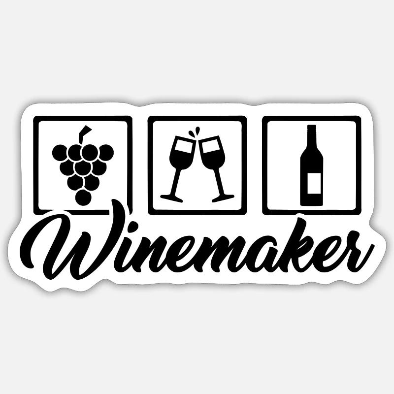 Vigneron Sticker taille S (10 x 10 cm)