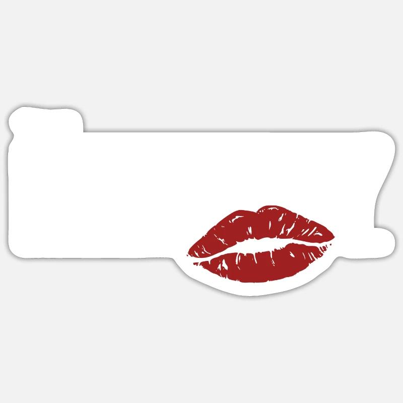 The - Sticker Größe S (10 x 10 cm) - Mattweiß