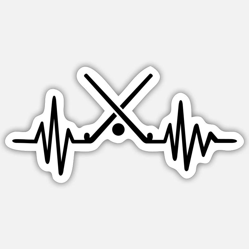 Hockey Sticker taille S (10 x 10 cm)
