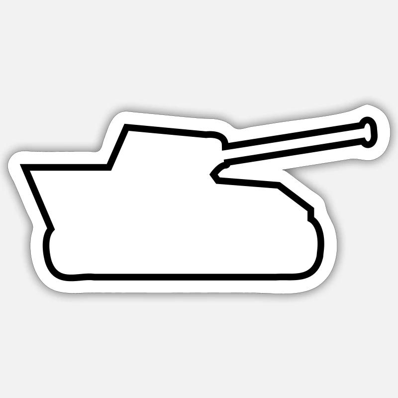 char - Sticker taille S (10 x 10 cm) - blanc mat