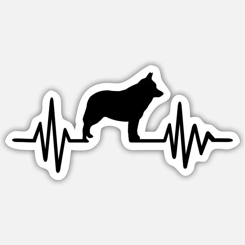 Schipperke Sticker Größe S (10 x 10 cm)