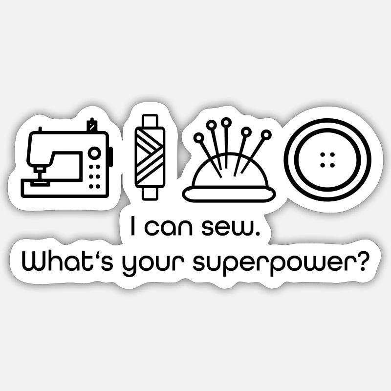 sew Sticker size S (10 x 10 cm)