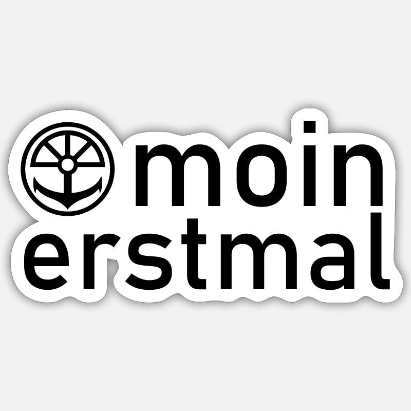 Anker Moin erstmal Sticker Größe S (10 x 10 cm)