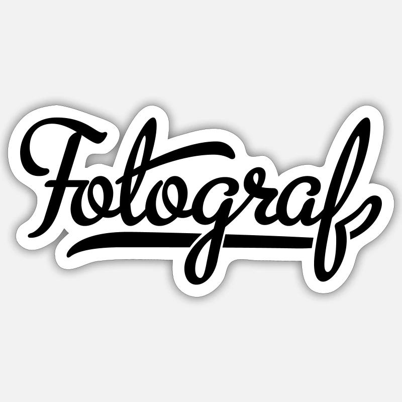Fotograf Sticker Größe S (10 x 10 cm)
