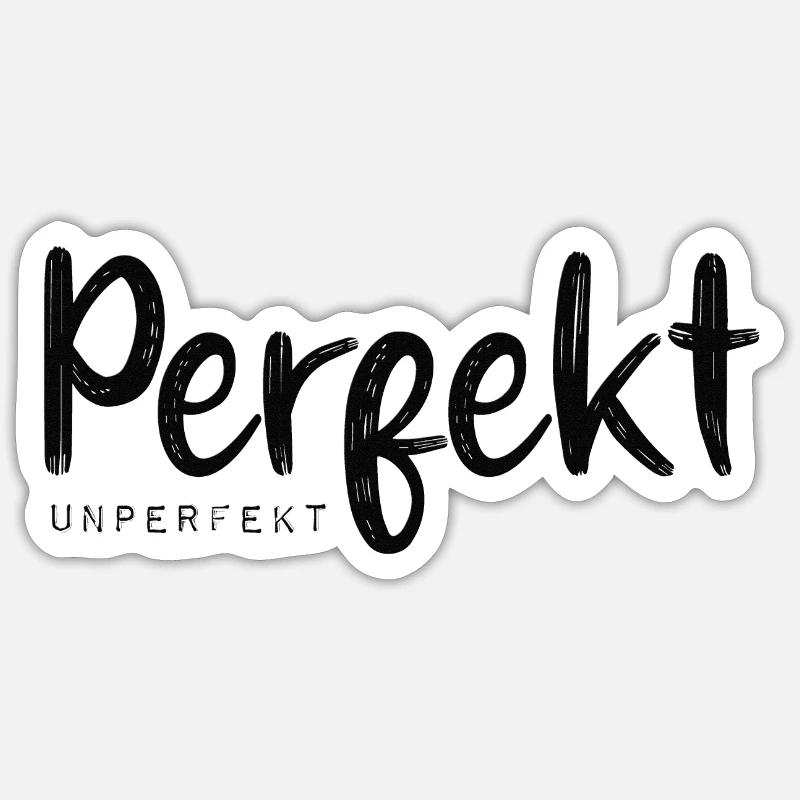 Perfekt Sticker Größe S (10 x 10 cm)