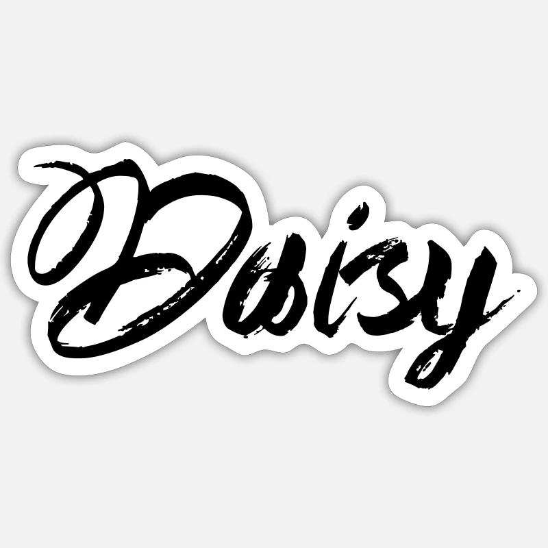 Daisy - Sticker size S (10 x 10 cm) - white matte