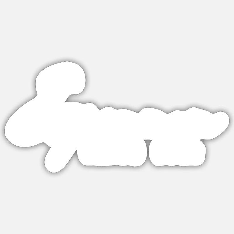 Supermom Mutter Mama since 2022 Spruch weiß 3 Sticker Größe S (10 x 10 cm)