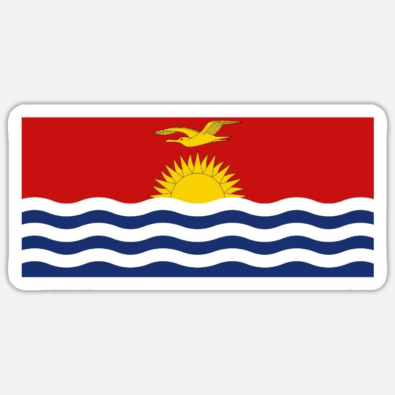 indicateur d’autocollant de l’idée de cadeau de Kiribati Sticker taille S (10 x 10 cm)