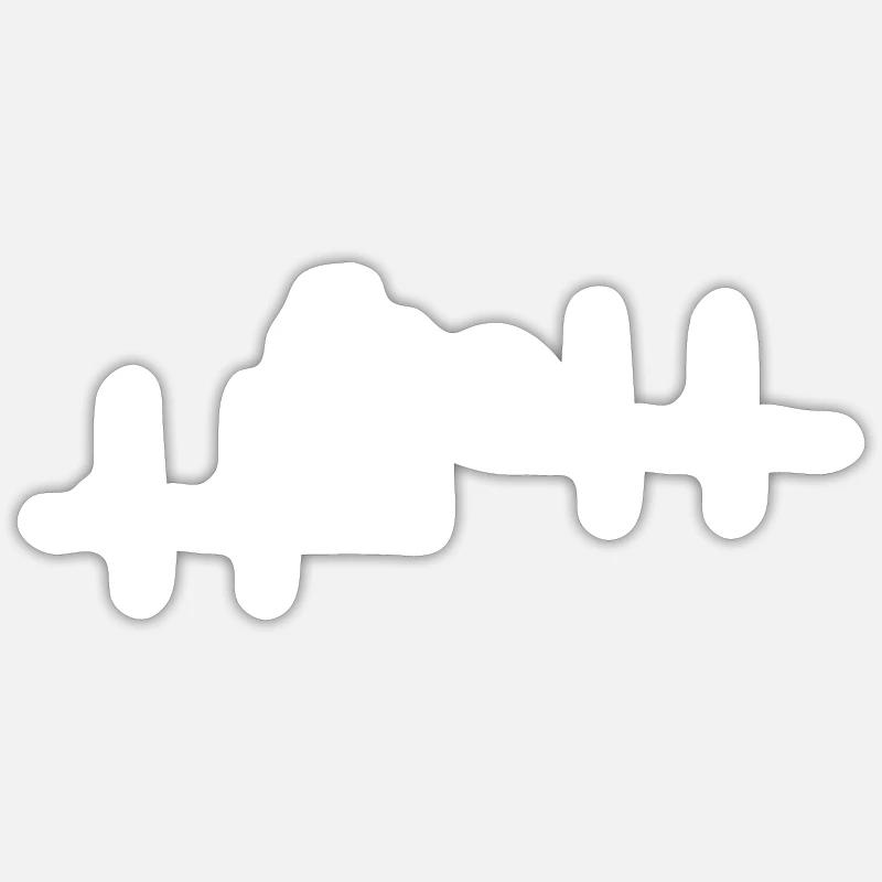 VTT Sticker taille S (10 x 10 cm)