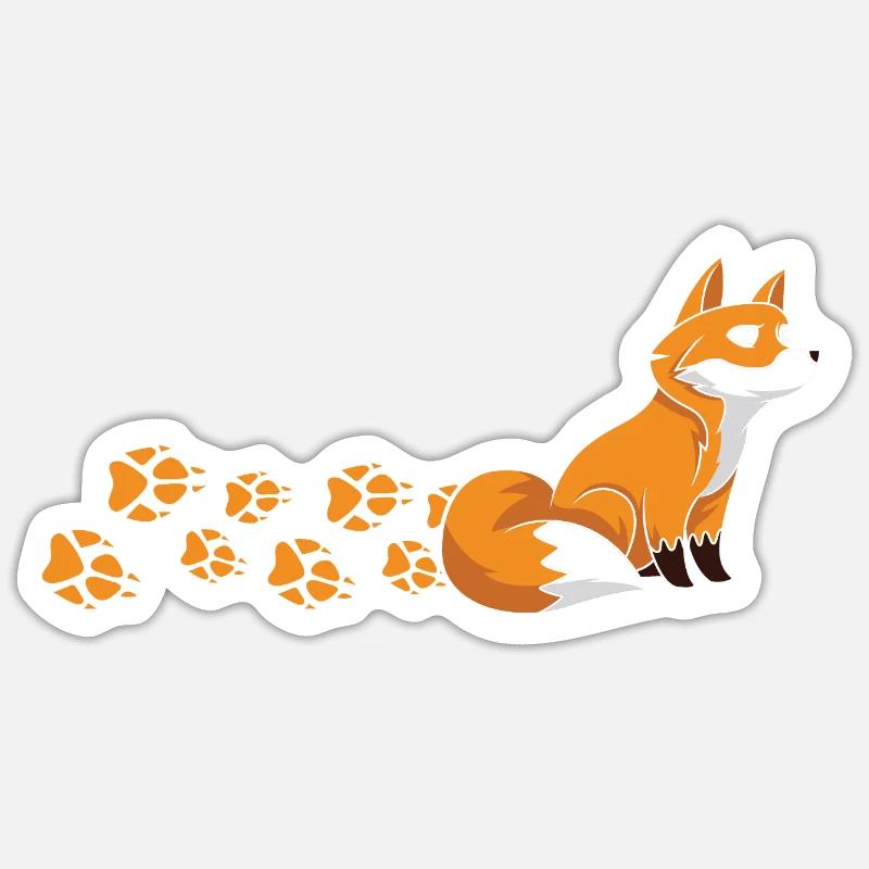 fox Sticker size S (10 x 10 cm)