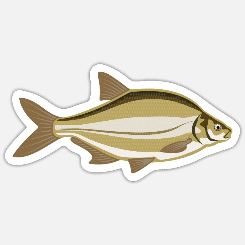 Brème - Sticker taille S (10 x 10 cm) - blanc mat