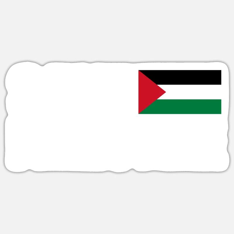 SAVE PALESTINE - Sticker taille S (10 x 10 cm) - blanc mat