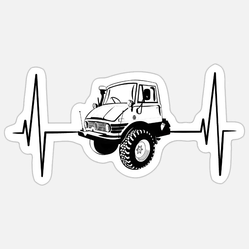 Unimog - Oldtimer - Universal motor device Sticker size S (10 x 10 cm)