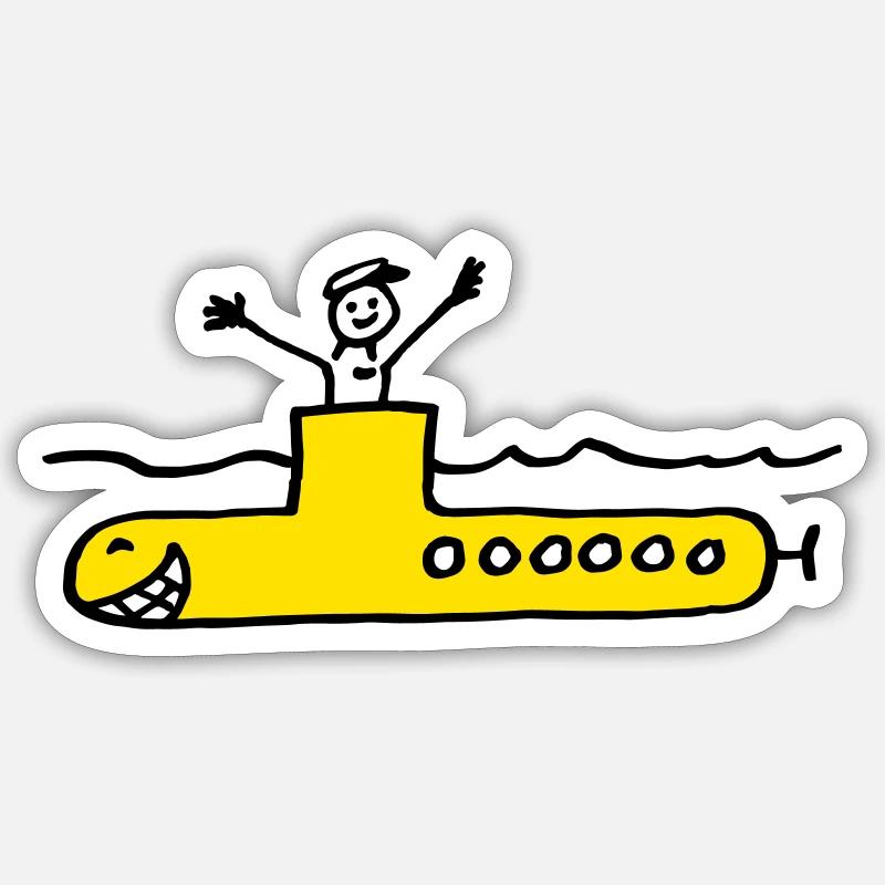 U-Boot / U-Boot Sticker Größe S (10 x 10 cm)