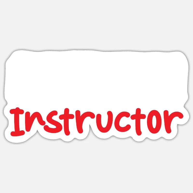Jet Ski Instructor Sticker size S (10 x 10 cm)