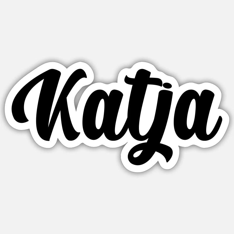 Katja Sticker Größe S (10 x 10 cm)