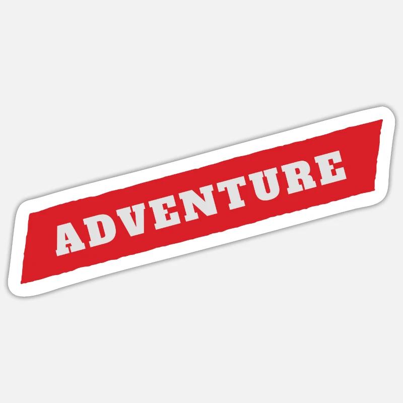 Aventure Sticker taille S (10 x 10 cm)