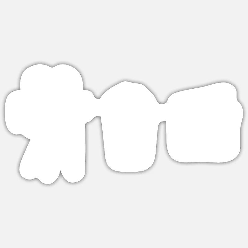 Symbole cinéma Director Gift - Sticker taille S (10 x 10 cm) - blanc mat
