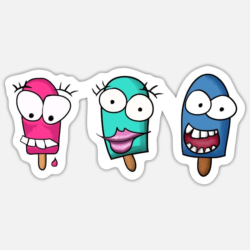 Ice Sticker size S (10 x 10 cm)