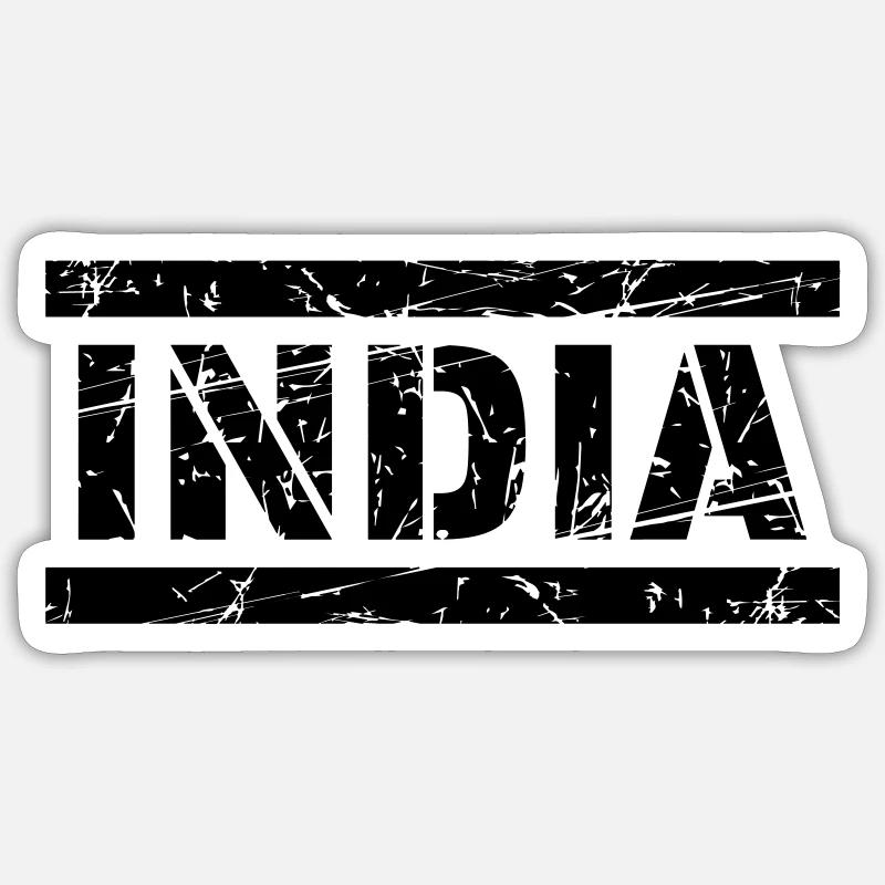 Inde Sticker taille S (10 x 10 cm)