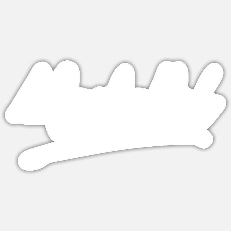 Mashallah - White Edition - Sticker Größe S (10 x 10 cm) - Mattweiß