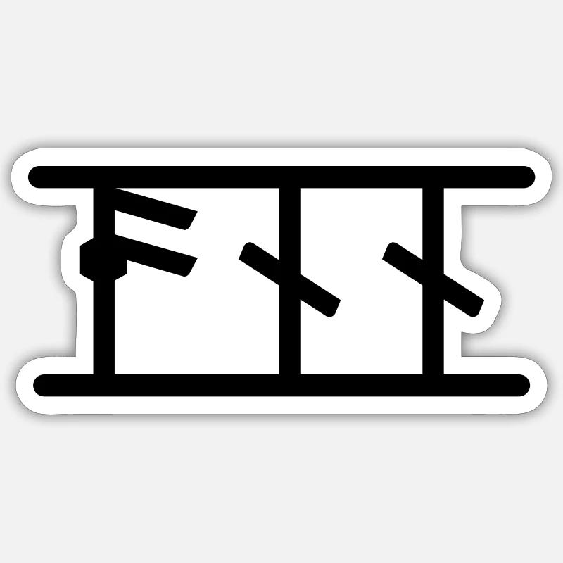 Sticker size S (10 x 10 cm) - 