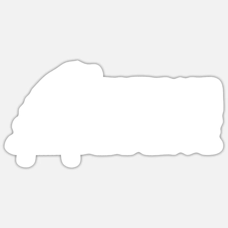 Eisenbahn Experte - Sticker Größe S (10 x 10 cm) - Mattweiß