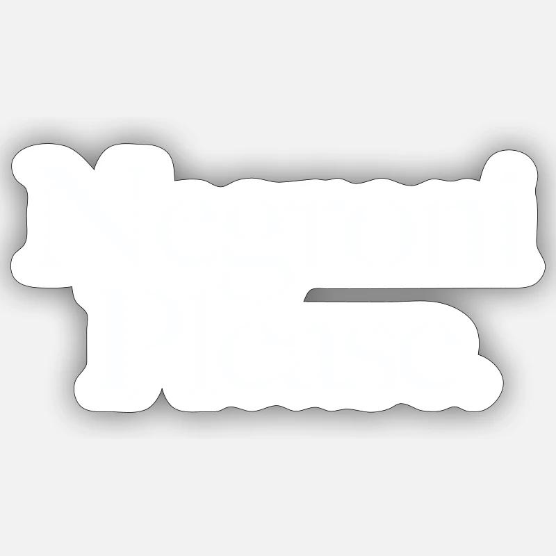 Negroni Please white - Sticker size S (10 x 10 cm) - white matte
