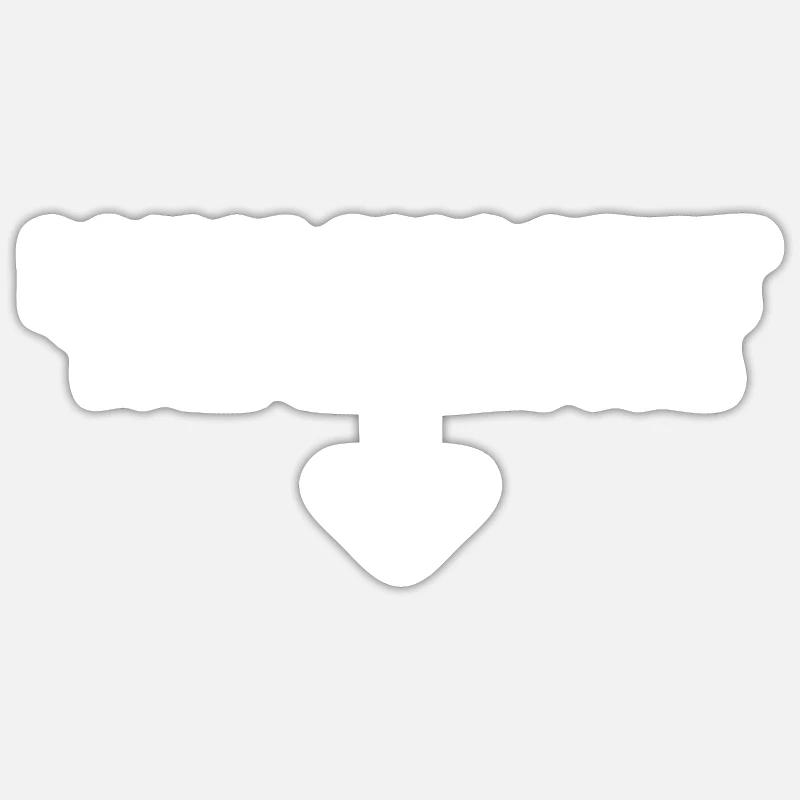 Puis-je suggérer la saucisse - Sticker taille S (10 x 10 cm) - blanc mat