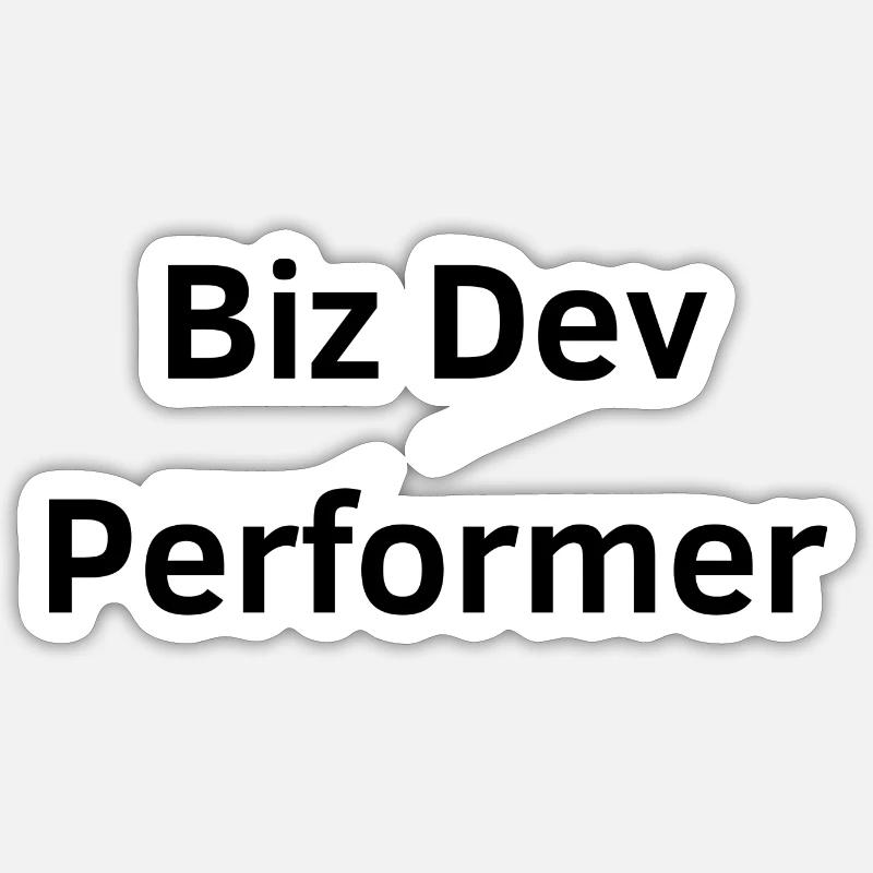 Biz Dev Performer Sticker taille S (10 x 10 cm)