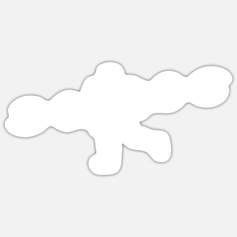 Plogging Jogging Garbage Collect Gift Plogging Sticker size S (10 x 10 cm)