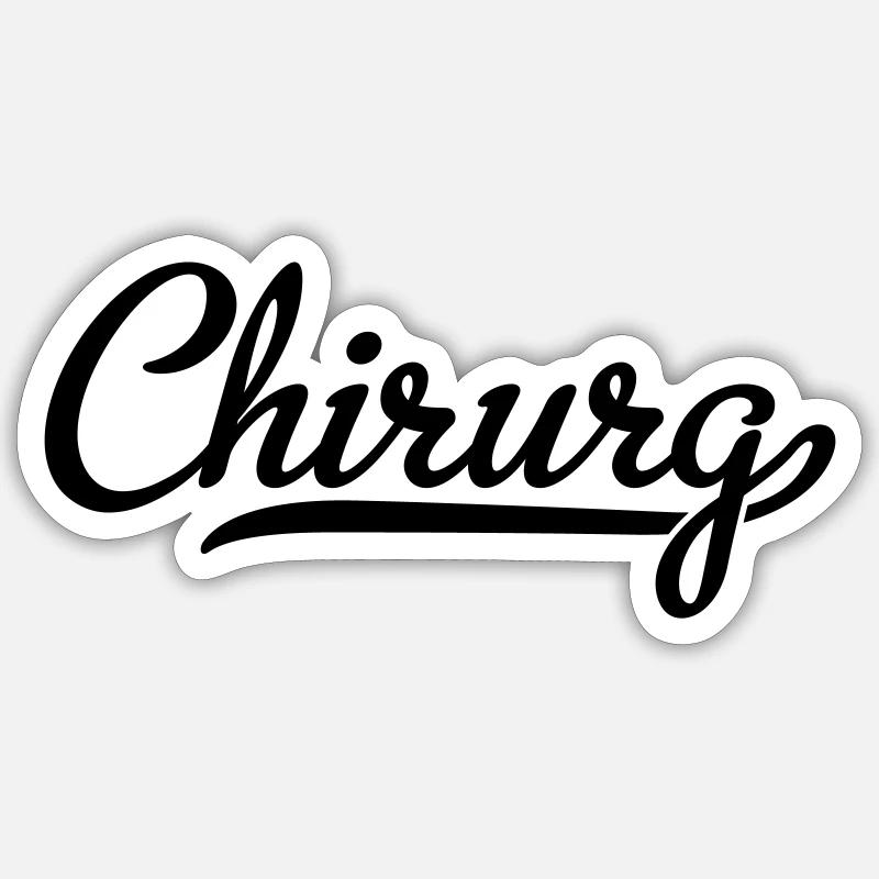 Chirurg Sticker Größe S (10 x 10 cm)